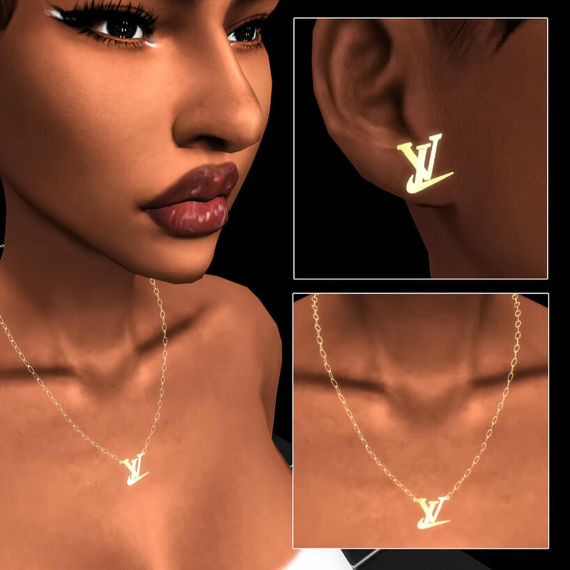 LV Nike Jewellery Set