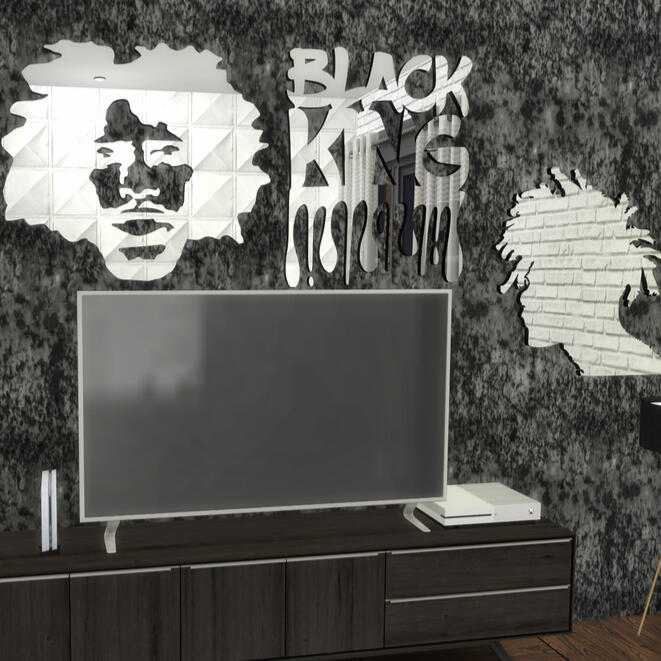 Black King Mirror Set