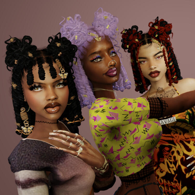 Shymara Bob Loc Knots