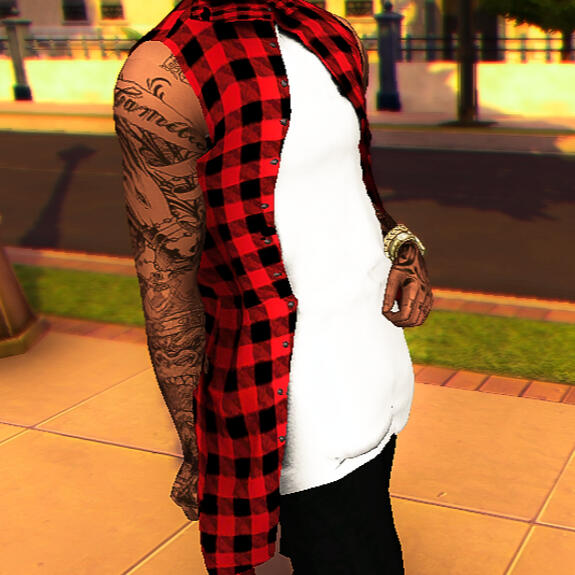 Button Up Check Shirt