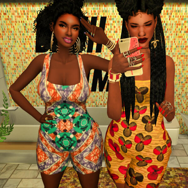 Ankara &amp; Kente Romper