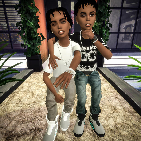 Blvck-life-simz Sag Jeans and Mags Child Conversions